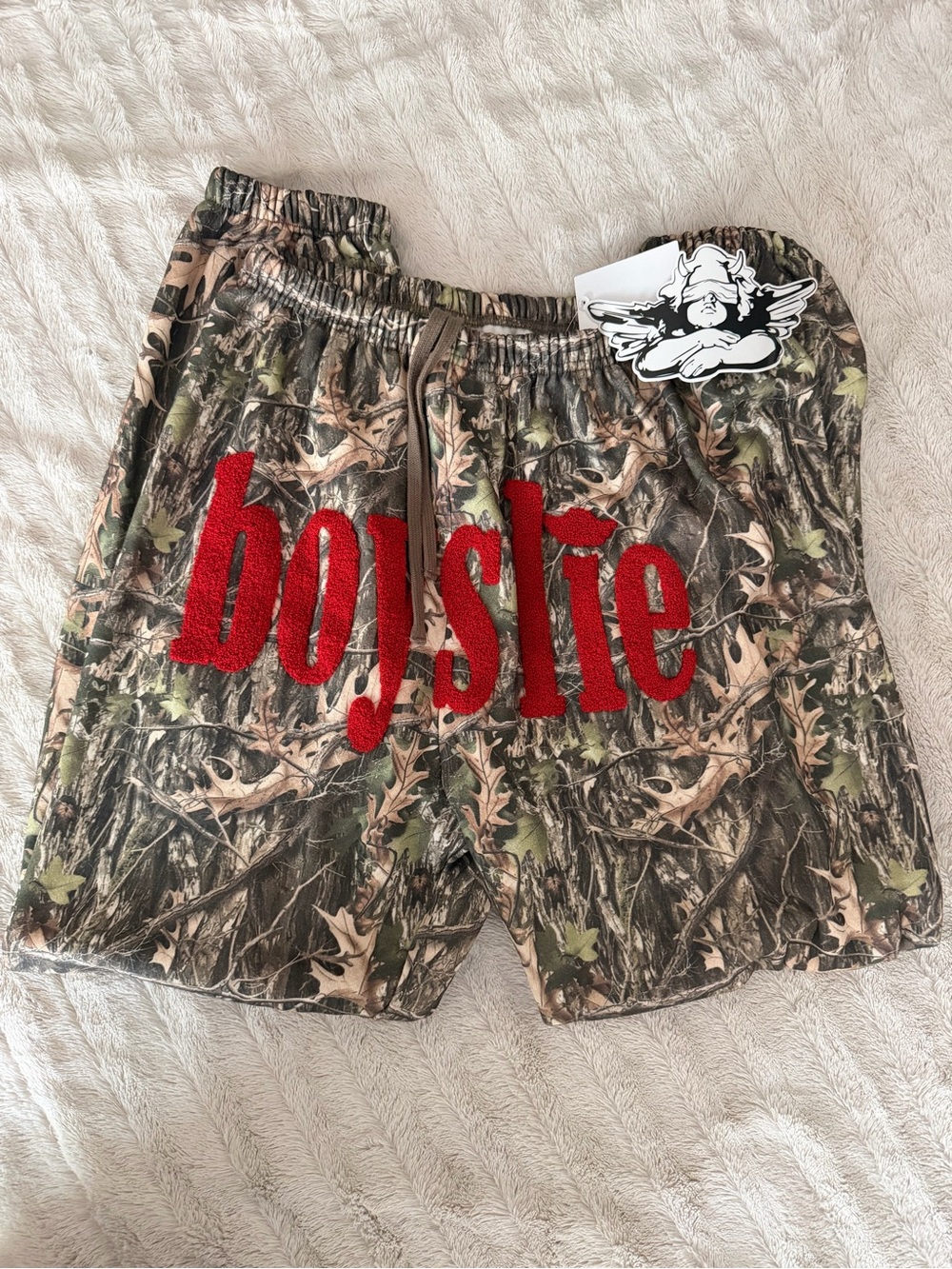 Boys Lie Camo Drawstring Sweats